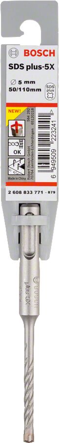 Bosch - SDS-Plus-5X Serisi Kırıcı Delici Matkap Ucu 5*110 mm