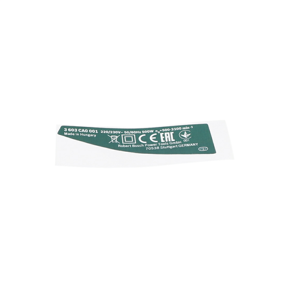 Tip Etiketi (Nameplate) (160111A2JL)
