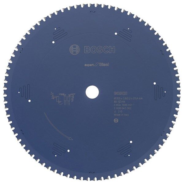 Bosch Expert For Steel (Çelik İçin) 355*25,40Mm Testere 80Diş - 2608643062