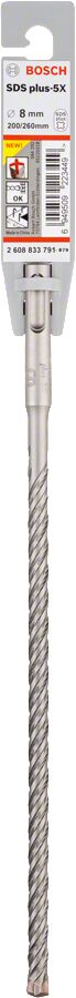 Bosch - SDS-Plus-5X Serisi Kırıcı Delici Matkap Ucu 8*260 mm