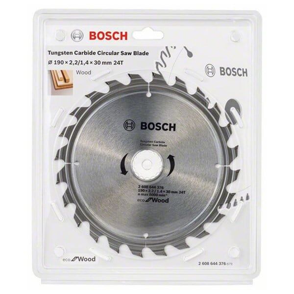 Bosch Optiline Eco 190X30mm 24 Diş Ahşap Daire Testere - 2608644613