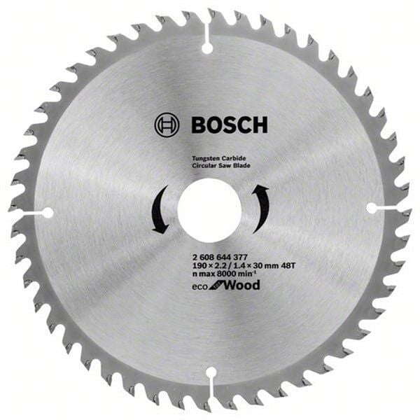 Bosch Optiline Eco Ahşap 190X30mm 48 Diş Daire Testere - 2608644614
