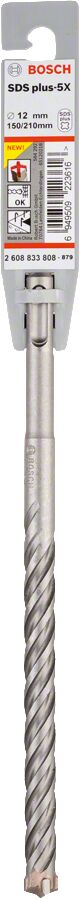Bosch - SDS-Plus-5X Serisi Kırıcı Delici Matkap Ucu 12*210 mm