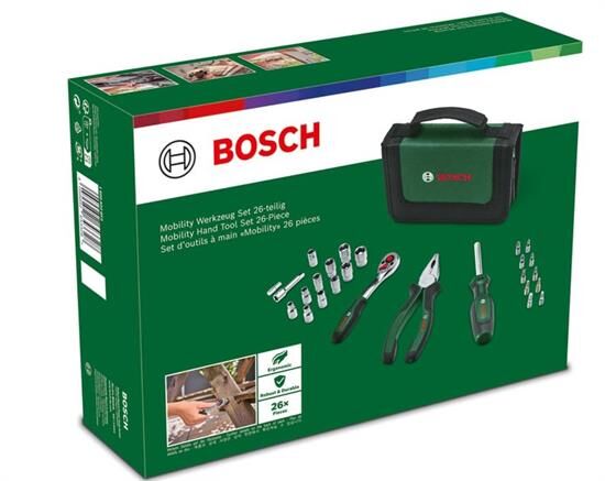Bosch Taşınabilir El Aleti Seti 26 Parça - 1600A02BY2