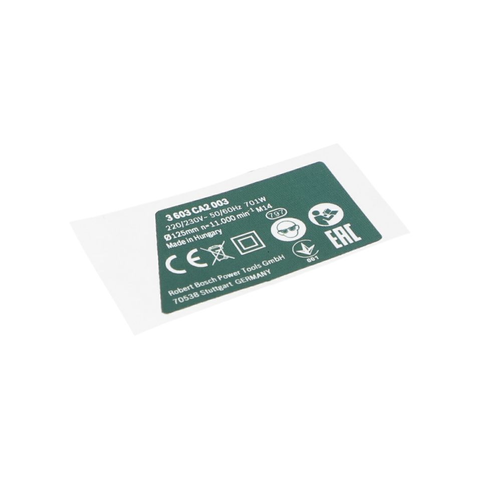 Tip Etiketi (Nameplate) (160111A2S8)
