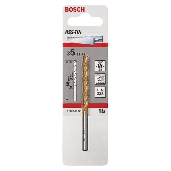 Bosch HSS-Tin 5*86 Mm Titanyum Matkap Ucu - 2608596701