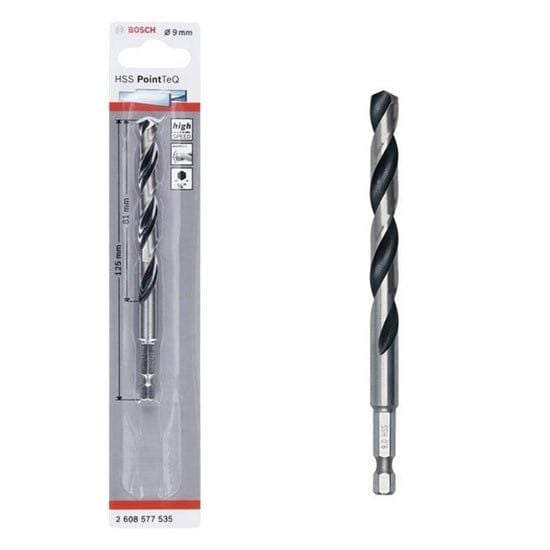 Bosch Hss Point Teq Hex Metal Matkap Ucu 9Mm  - 2608577535