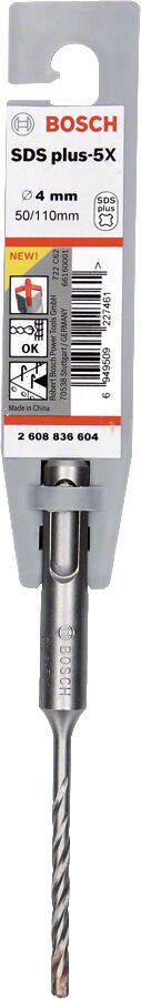 Bosch - SDS-Plus-5X Serisi Kırıcı Delici Matkap Ucu 4*110 mm