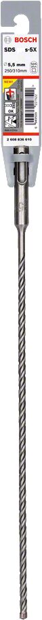 Bosch - SDS-Plus-5X Serisi Kırıcı Delici Matkap Ucu 5,5*310 mm