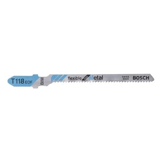 Bosch Dekupaj Bıçağı Flexformetal T118EOF 5'Li - 2608634237