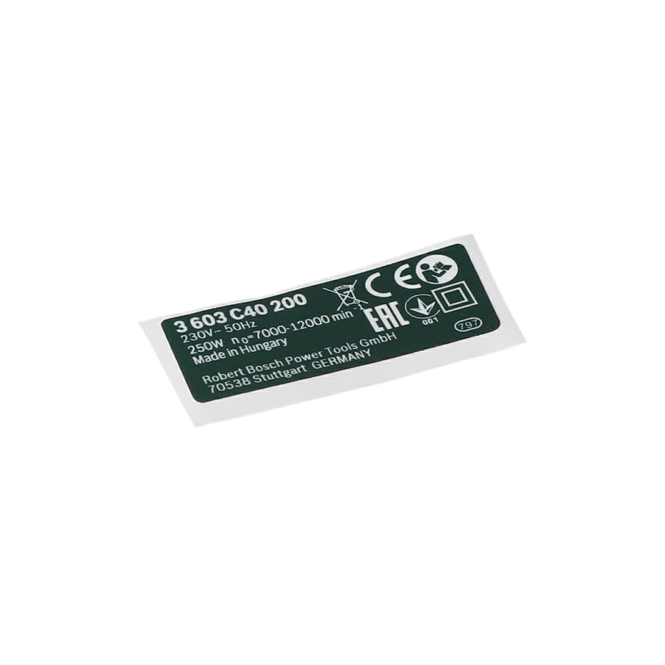 Tip Etiketi (Nameplate) (160111A2VW)