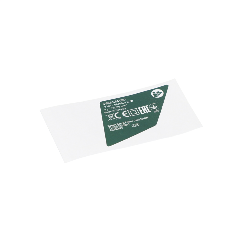 Tip Etiketi (Nameplate) (160111A2W8)