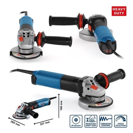 Bosch Professional GWS 17-125 S Avuç Taşlama - 06017D0300