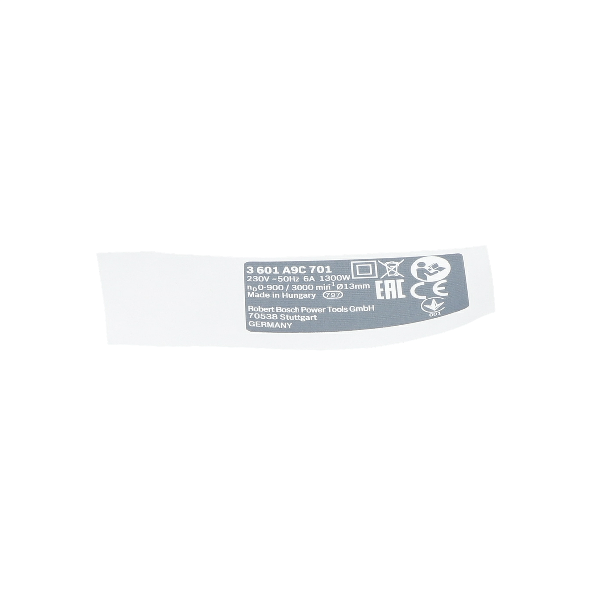 Tip Etiketi (Nameplate) (160111A33B)