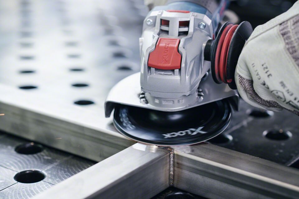Bosch - X-LOCK - 125 mm 100 Kum Best Serisi Metal ve Inox Fiber Disk