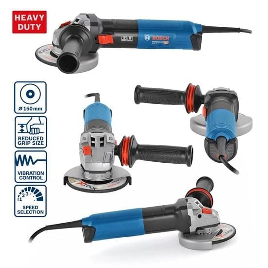 Bosch Professional GWS 17-150 S Avuç Taşlama - 06017D0600