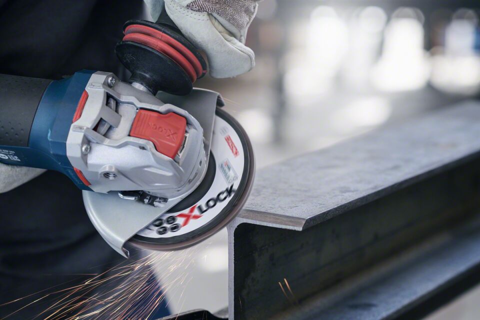 Bosch - X-LOCK - 115 mm 120 Kum Best Serisi Metal Flap Disk