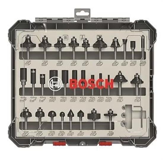 Bosch Pro Freze Seti 30 'Lu Karışık 6Mm Şaftlı - 2607017474