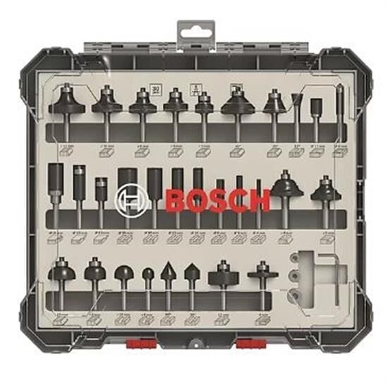 Bosch Pro Freze Seti 30 'Lu Karışık 6Mm Şaftlı - 2607017474