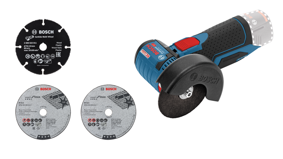 Bosch Professional GWS 12V-76 (Solo) Akülü Taşlama Makinesi (76mm)