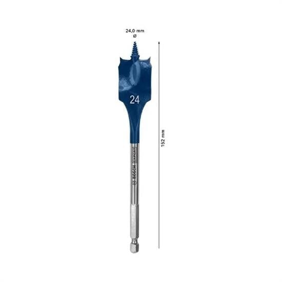 Bosch EXP SCS Yaprak Ahşap Matkap Ucu HEX 24X152mm - 2608900321