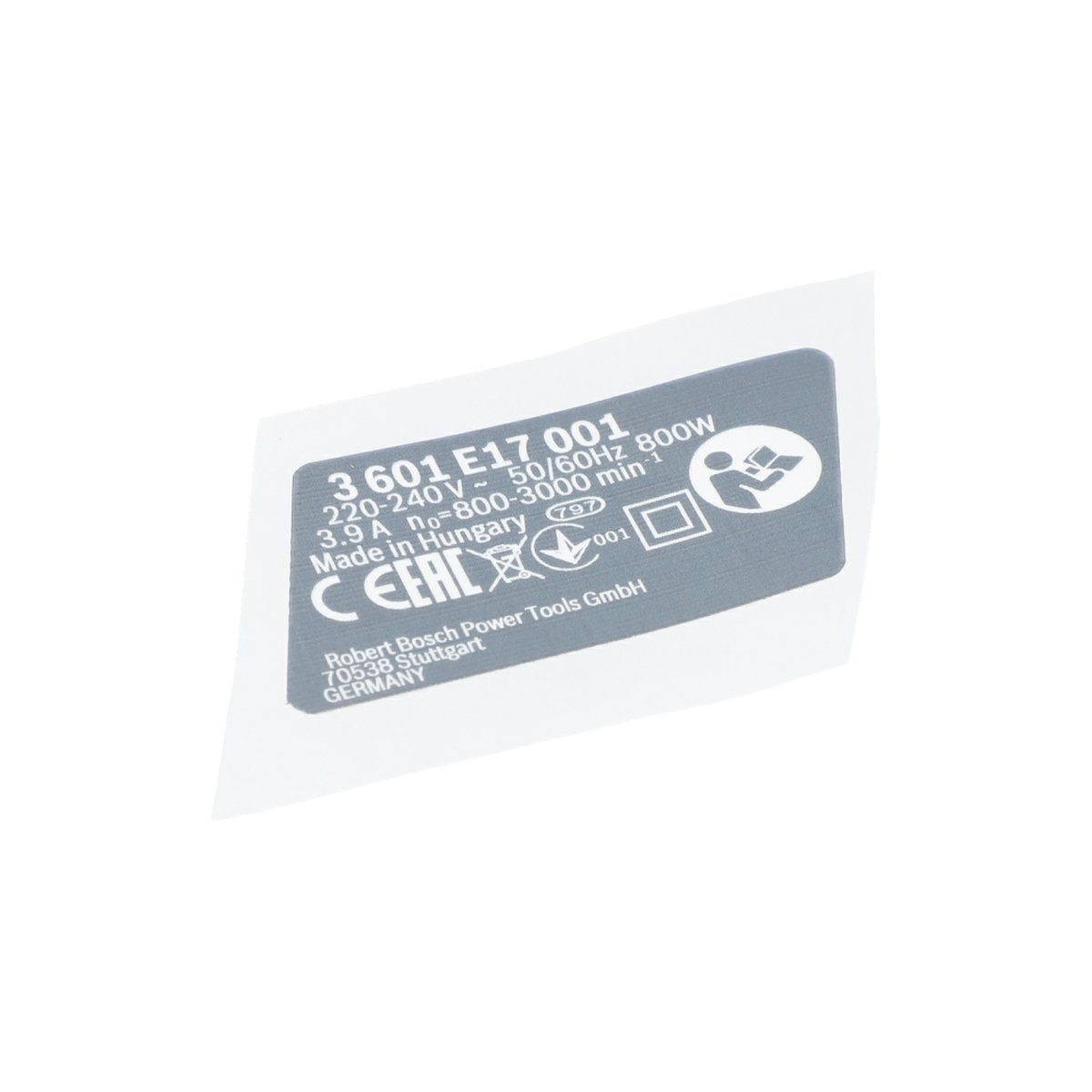 Tip Etiketi (Nameplate) (160111A3SH)