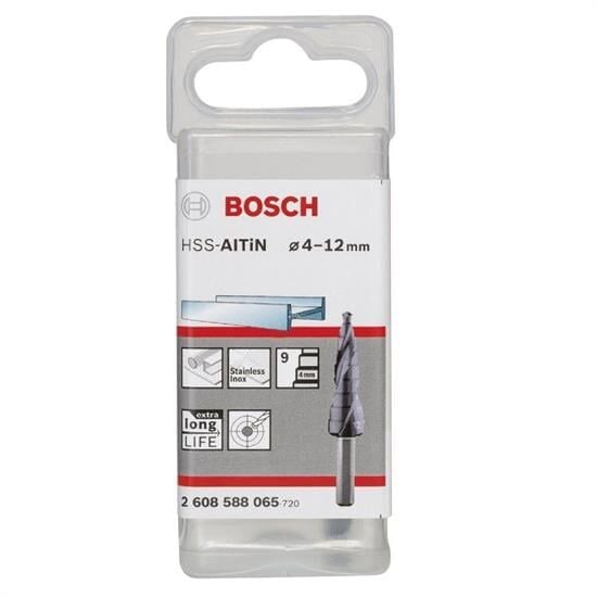 Bosch HSS-Altin 9 Kademeli Matkap Ucu 4-12Mm - 2608588065