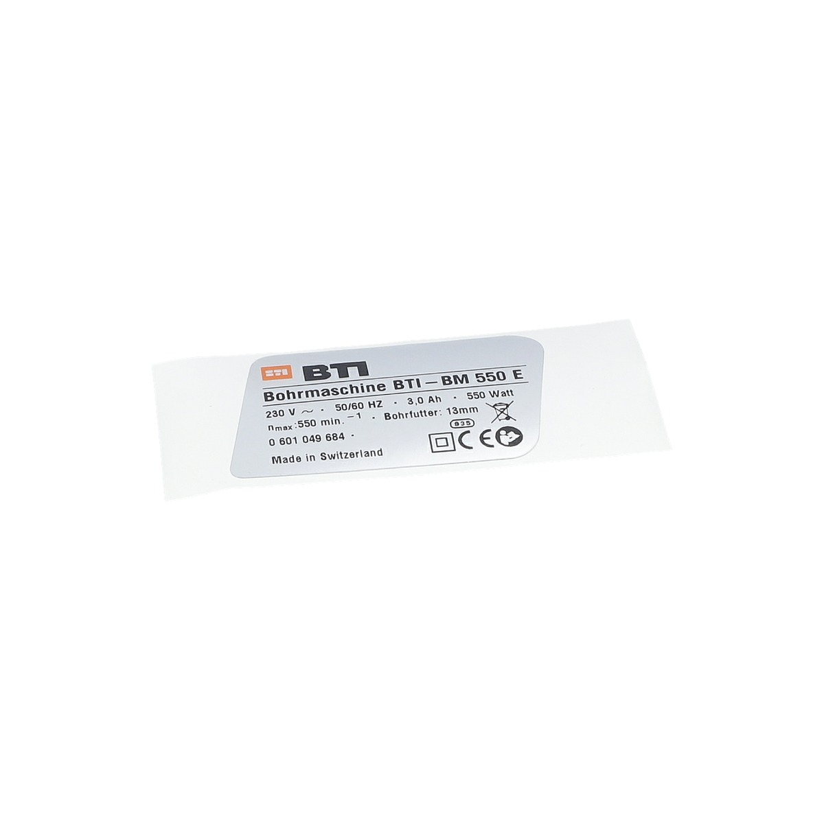 Tip Etiketi (Marking Plate) (2601117741)