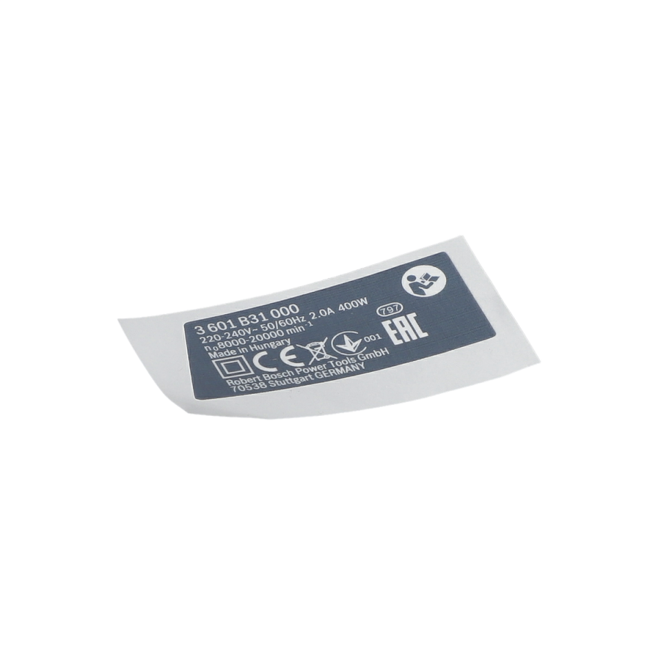 Tip Etiketi (Nameplate) (160111A3T2)