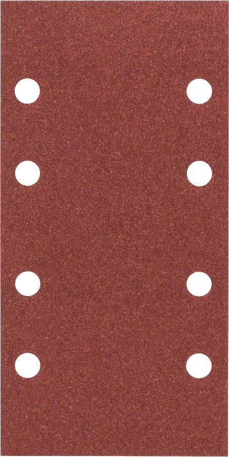 Bosch - Titreşimli Zımpara Kağıdı 10'lu, 93 x 185 mm 120 Kum 8 Delik