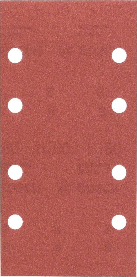 Bosch - Titreşimli Zımpara Kağıdı 10'lu, 93 x 185 mm 180 Kum 8 Delik