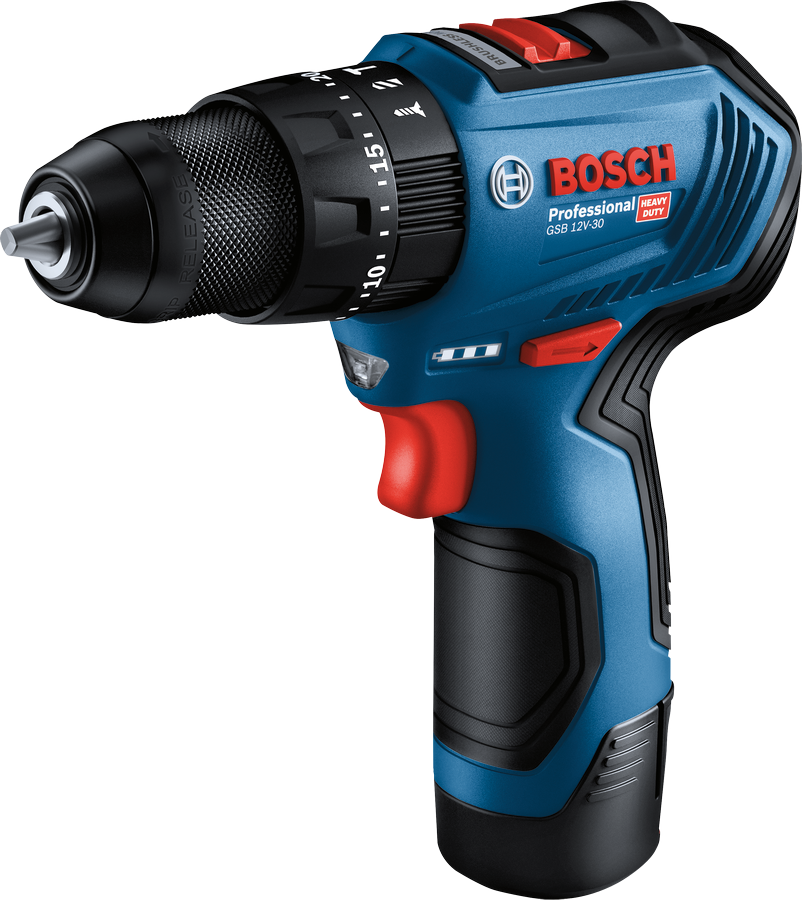 Bosch Professional GSB 12V-30 +39 parça vidalama setiAkülü Darbeli Delme Vidalama Makinesi