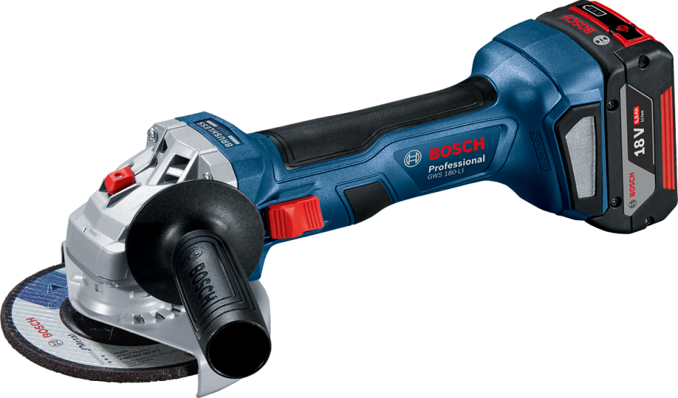Bosch Professional GWS 180-LI Akülü Taşlama Makinesi