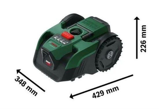 Bosch Visimow 18V-200 Akülü (1*5,0Ah) Robotik Çim Biçme + Bıçak - 06008E1102