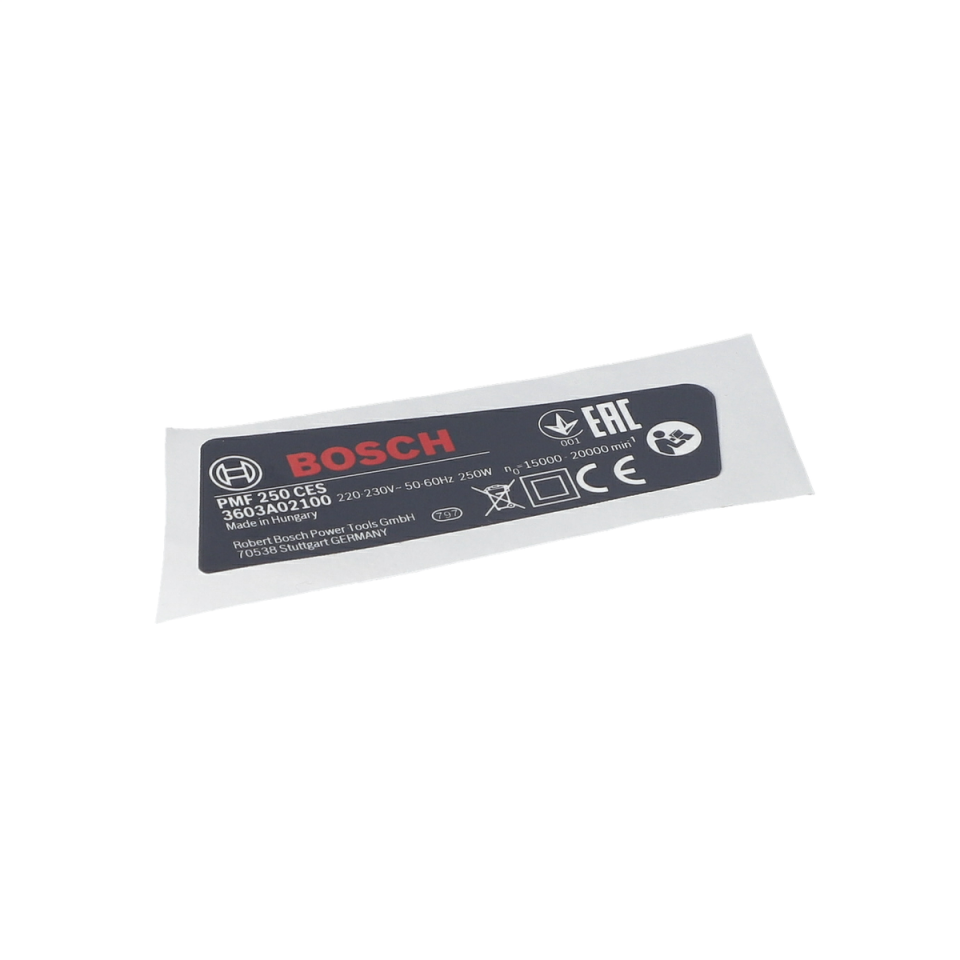 Tip Etiketi (Nameplate) (160111A47M)