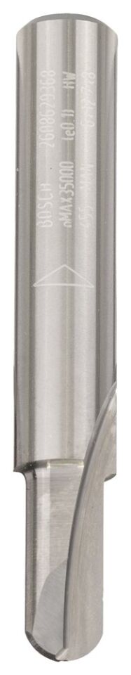 Bosch - Expert Serisi Ahşap İçin Çift Bıçaklı, Tam Sert Metal Boşluk Frezesi 8*6*50,8 mm