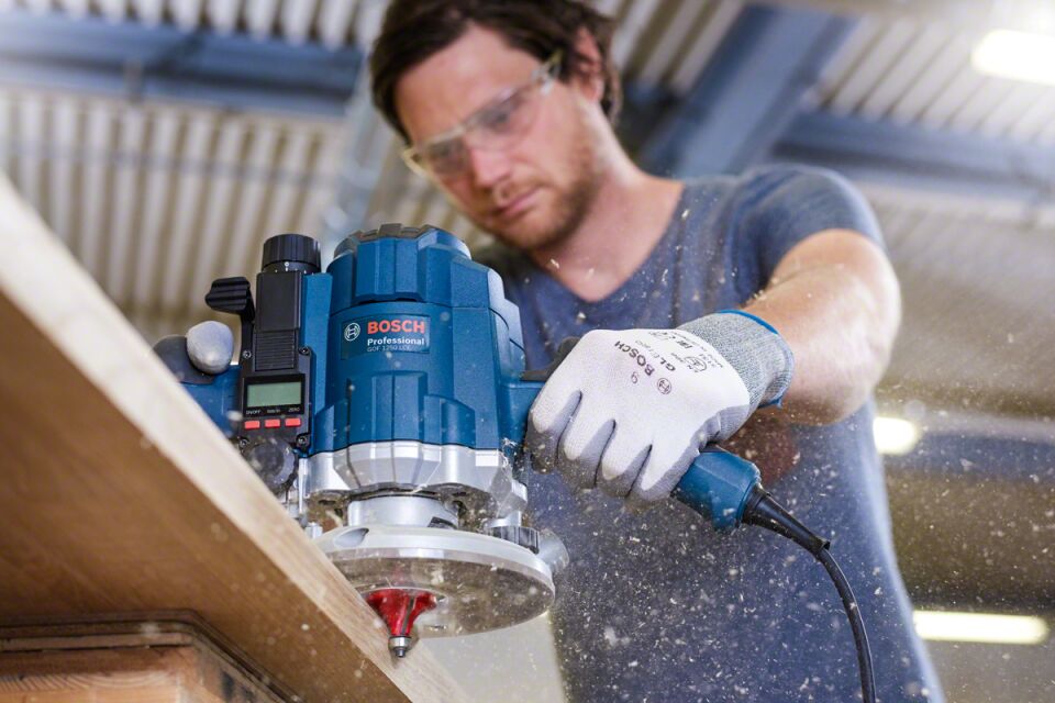 Bosch - Expert Serisi Ahşap İçin Çift Oluklu, Sert Metal Bilye Yataklı Yuvarlama Frezesi 8*4,75*55mm