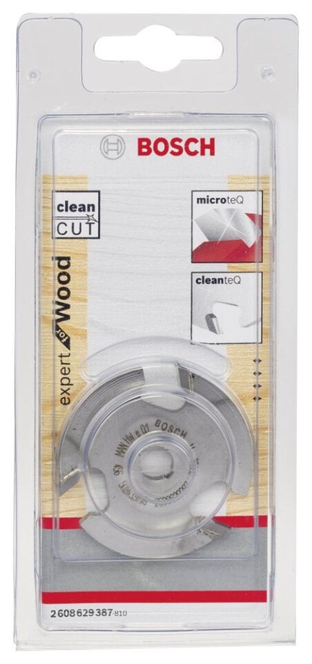 Bosch - Expert Serisi Ahşap İçin Üç Bıçaklı, Sert Metal Diskli Kanal Freze 8*50,8*4 mm