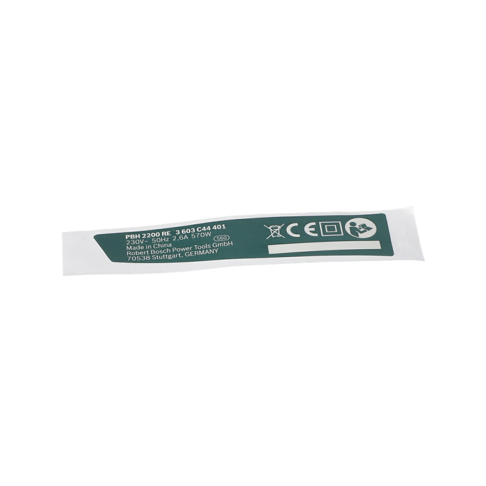 Tip Etiketi (Nameplate) (1619P30163)