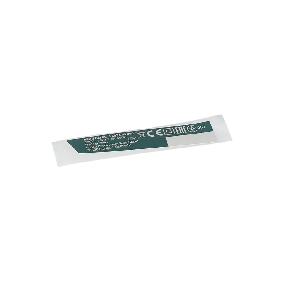 Tip Etiketi (Nameplate) (1619P30499)