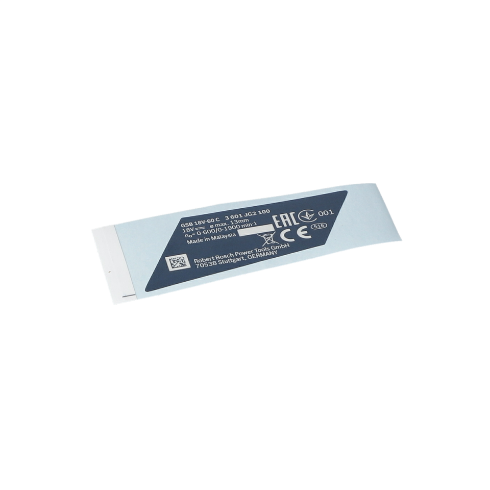 Tip Etiketi (Nameplate) (160111A4R2)