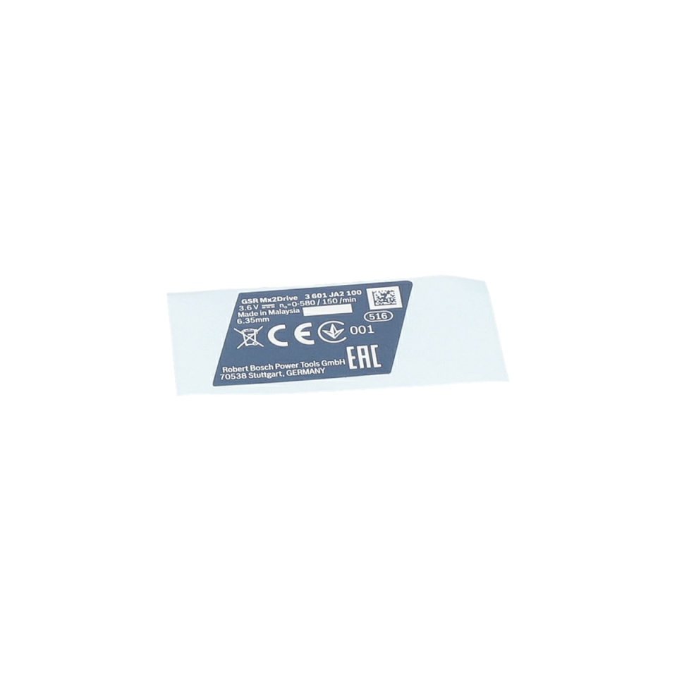 Tip Etiketi (Nameplate) (1600A00Z20)