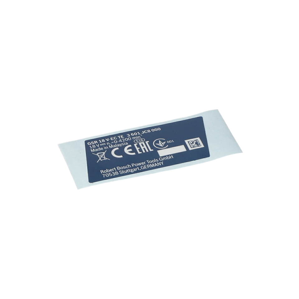 Tip Etiketi (Nameplate) (1600A00Z28)