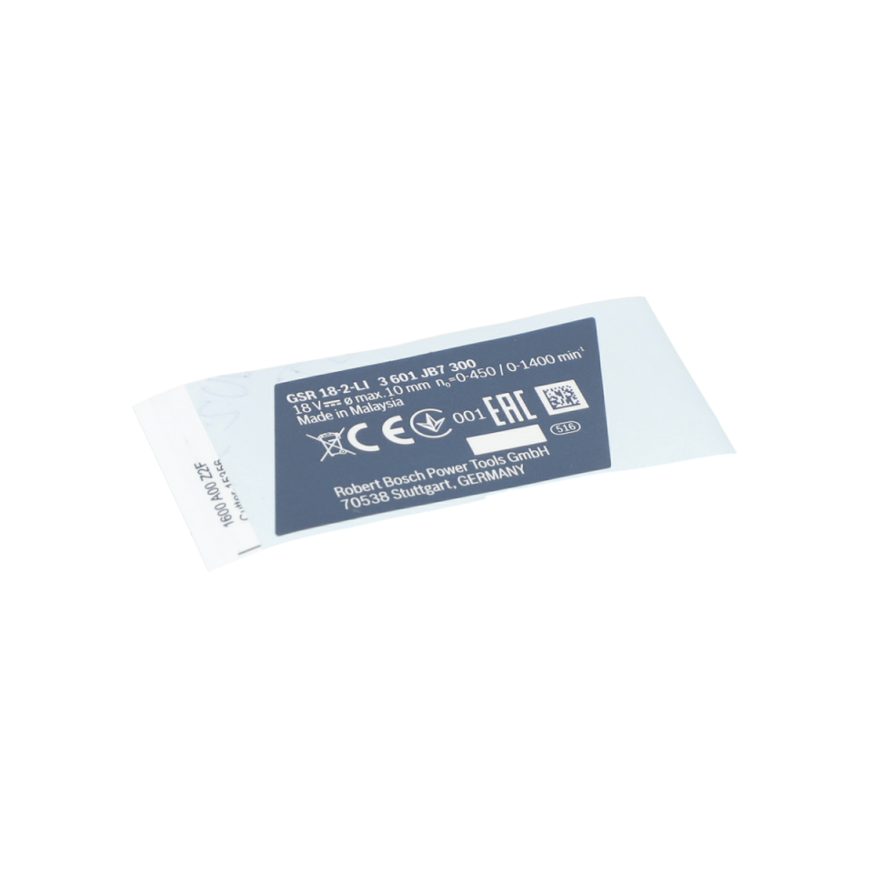 Tip Etiketi (Nameplate) (1600A00Z2F)