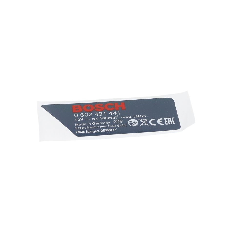 Tip Etiketi (Nameplate) (16070312AN)