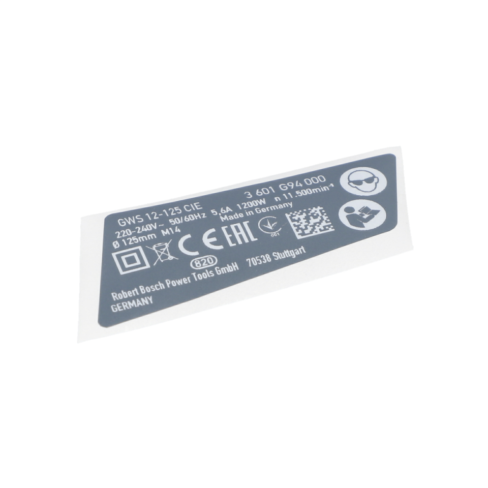 Tip Etiketi (Nameplate) (160111A57D)