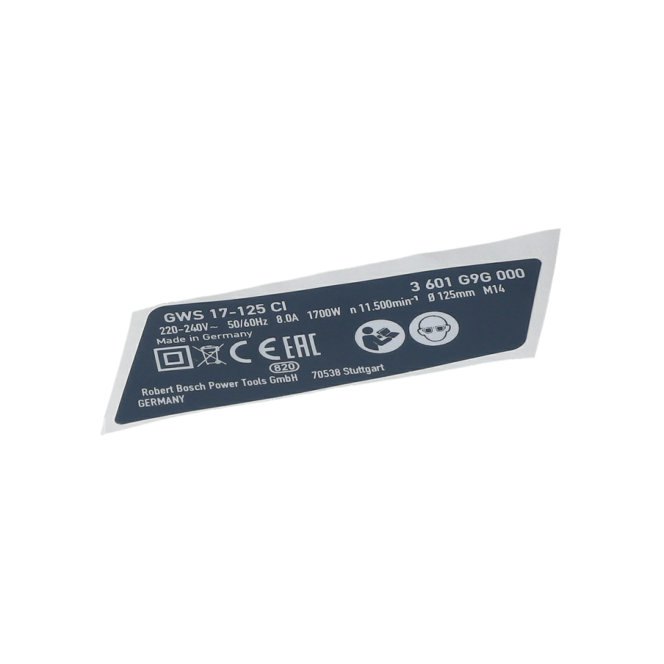 Tip Etiketi (Nameplate) (160111A57G)