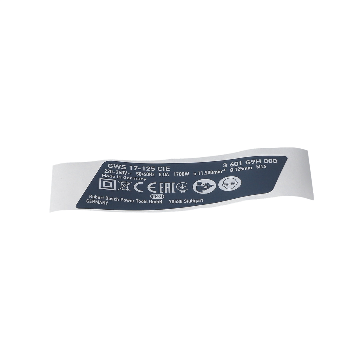Tip Etiketi (Nameplate) (160111A57J)