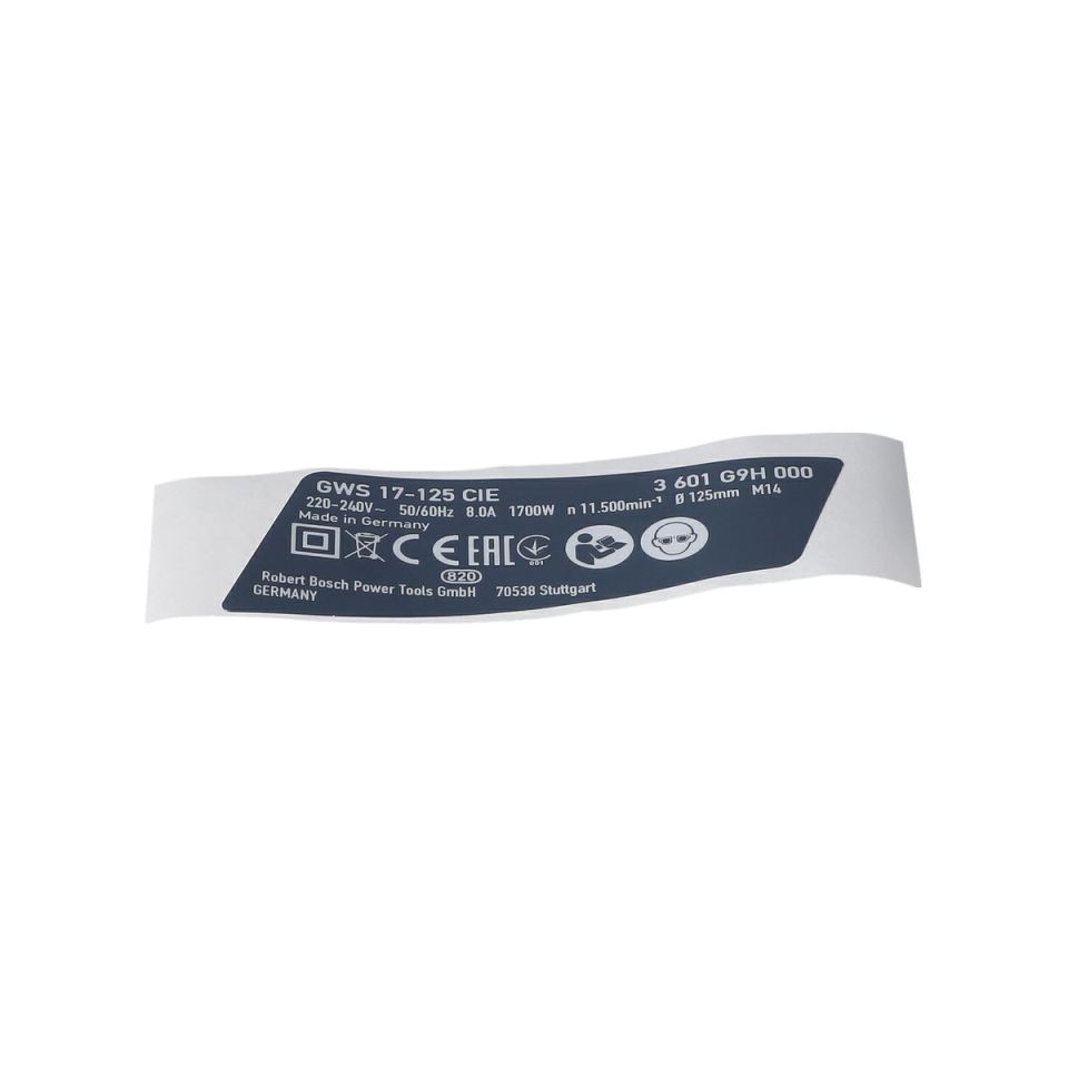 Tip Etiketi (Nameplate) (160111A57J)