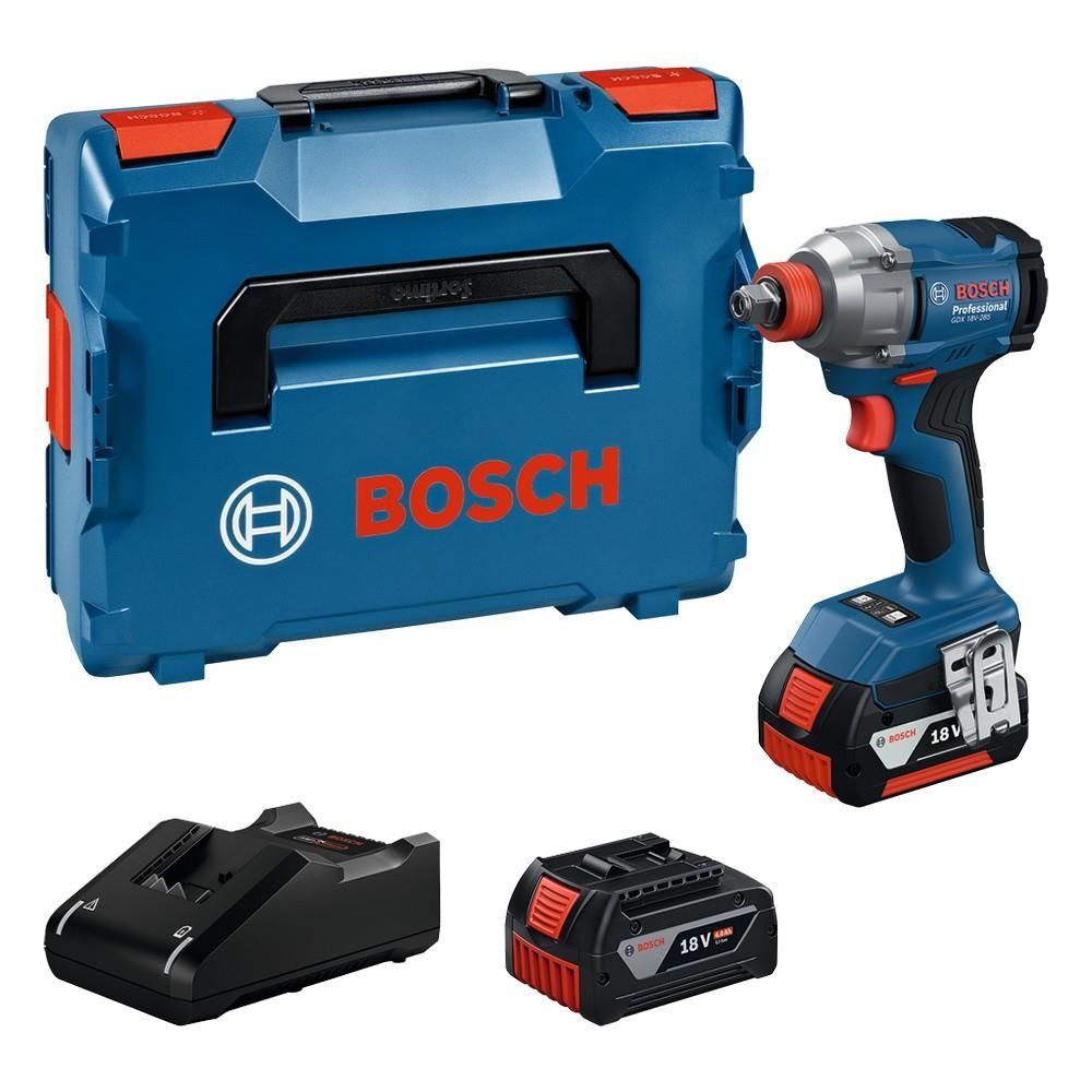 BOSCH GDX 18V-285 Akülü Darbeli Somun Sıkma Makinesi (2x4.0Ah) (0 601 9N2 102)